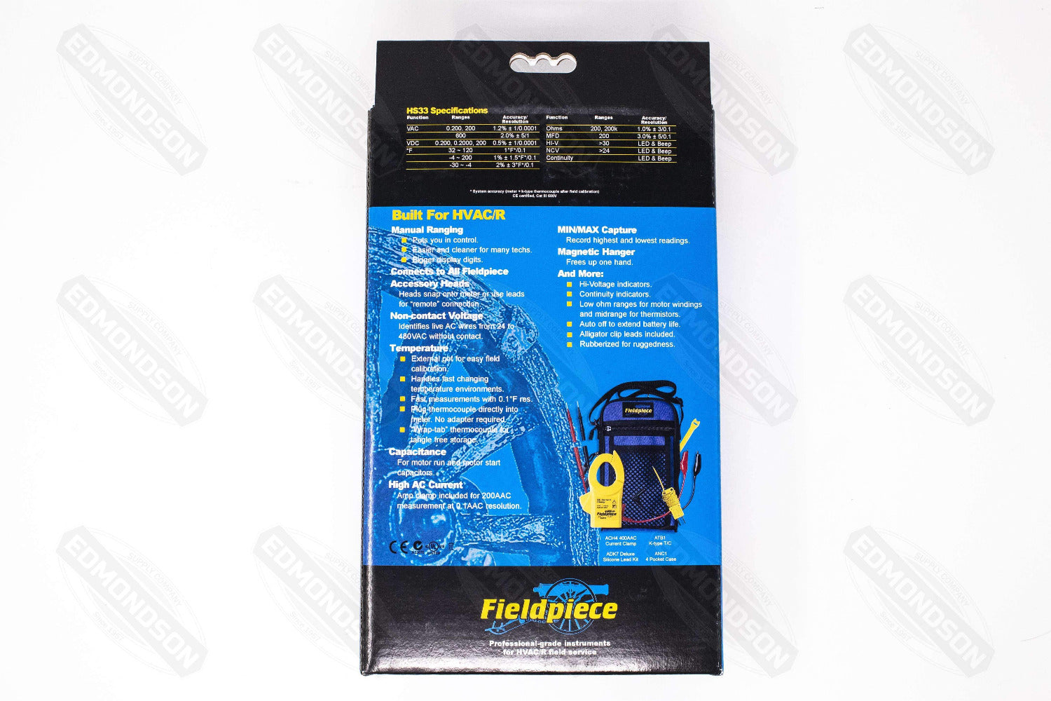 Fieldpiece HS33 Stick Style Multimeter Manual Ranging - Edmondson Supply