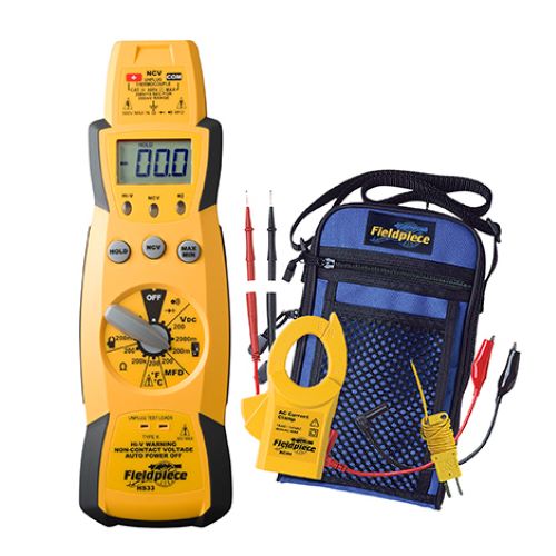 Fieldpiece HS33 Stick Style Multimeter Manual Ranging - Edmondson Supply