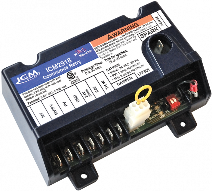 ICM Controls ICM2918 Universal Intermittent Pilot Gas Ignition Control Module - Edmondson Supply