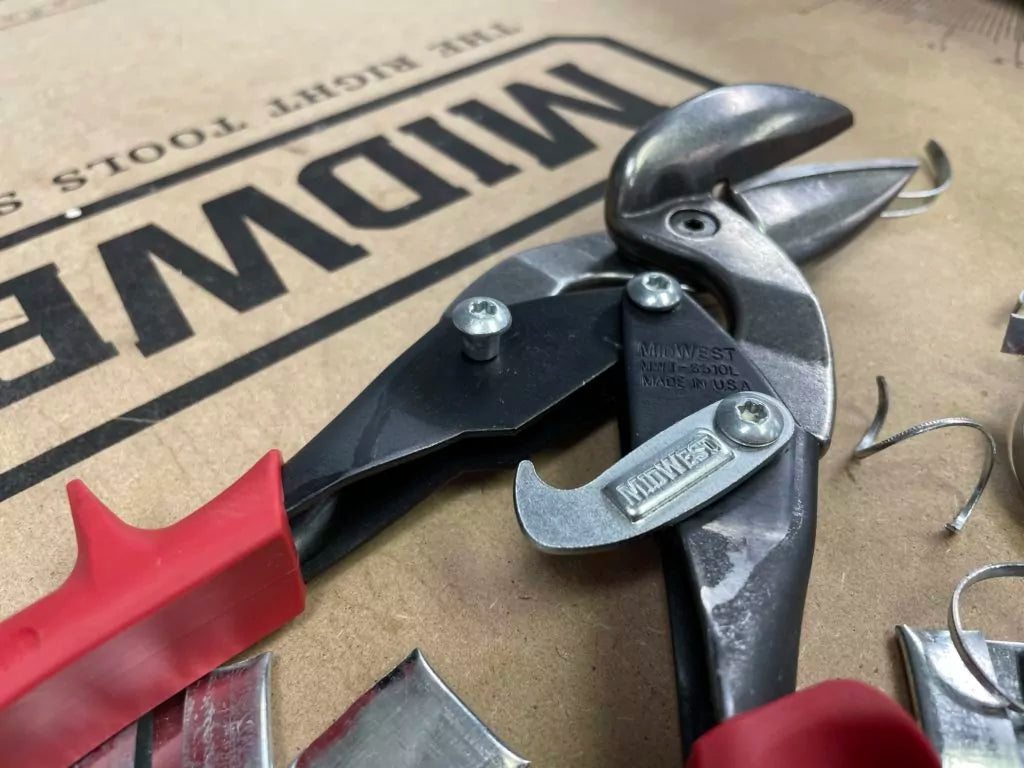 Midwest MWT-6510L Left Offset Aviation Snip - Edmondson Supply