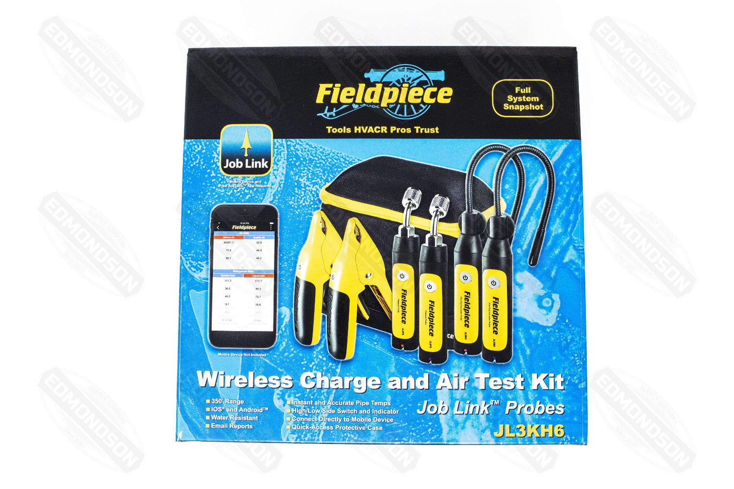 Fieldpiece JL3KH6 Job Link® System Charge and Air Kit | Edmondson