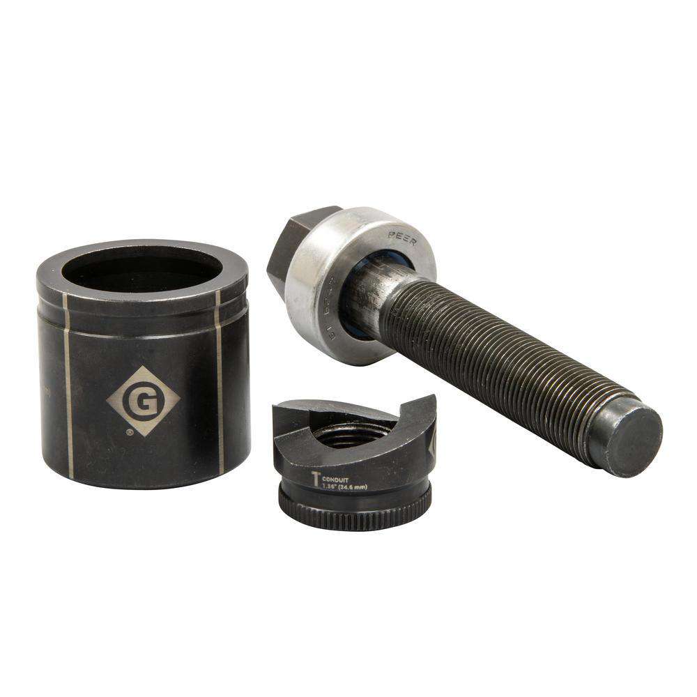Greenlee K2BB-1 1" Conduit Size Slug-Buster® Manual Knockout Set - Edmondson Supply