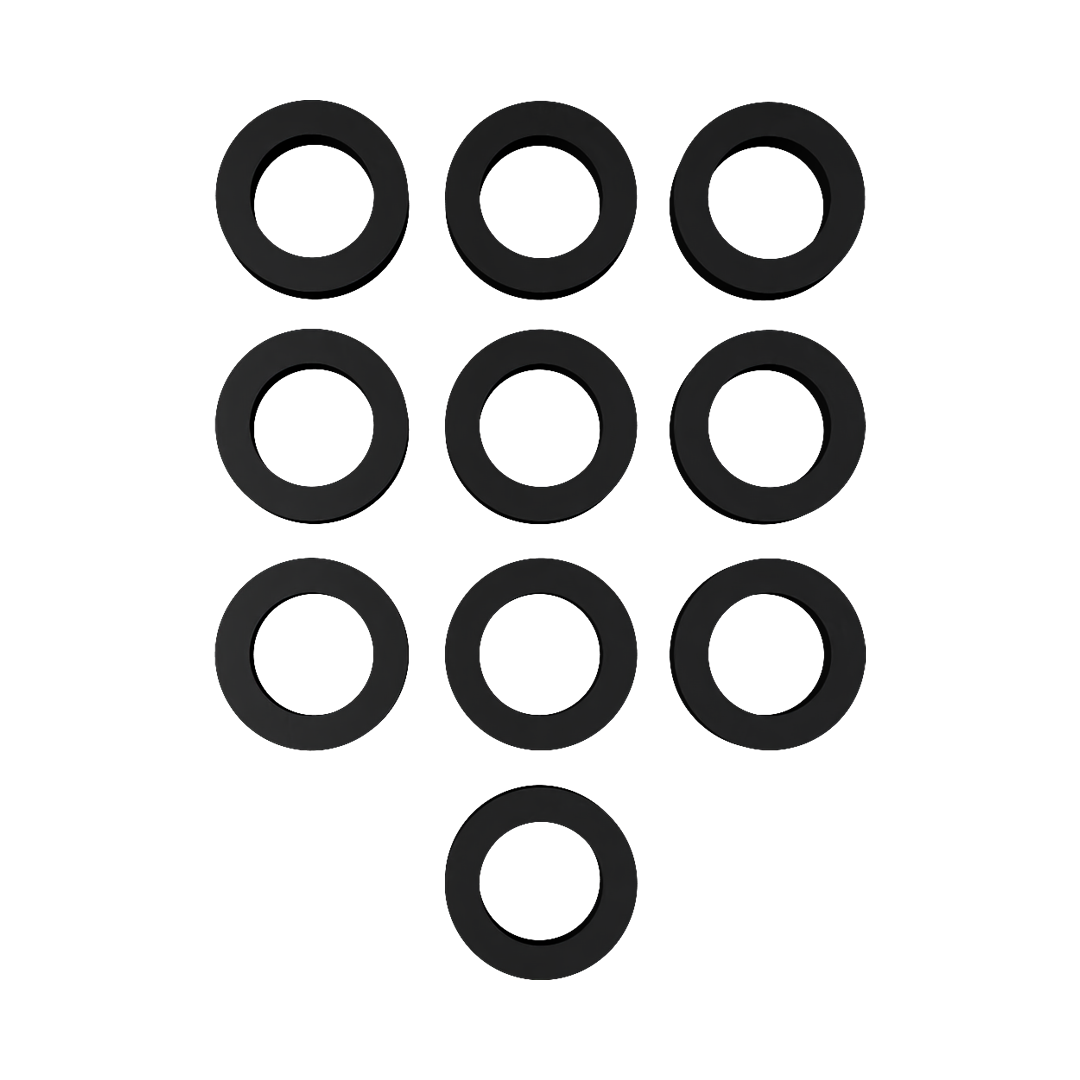 Appion KT11AA-R MegaFlow Hose Gasket 10 Pack for 1/4in FL Fittings - Edmondson Supply