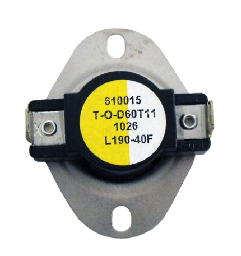 Supco L190 L-Series Snap-Action SPST Limit Control Thermostat, L190-40F - Edmondson Supply