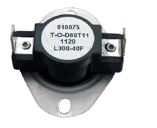 Supco L300 L-Series Snap-Action SPST Limit Control Thermostat, L300-40F