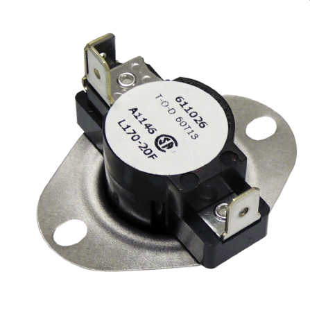 Supco LD170 LD-Series Snap-Action SPDT Limit Control Thermostat, L170-20F