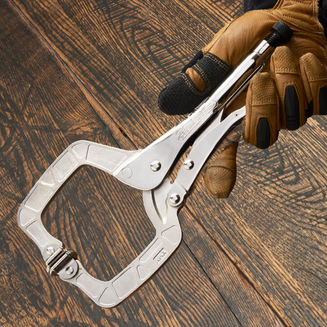Malco Tools LP11SP Eagle Grip 11″ Locking C-Clamps with Swivel Pads - Edmondson Supply