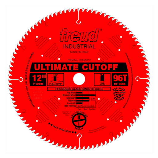 Freud LU85R012 12" Ultimate Cut‑Off Blade - Edmondson Supply