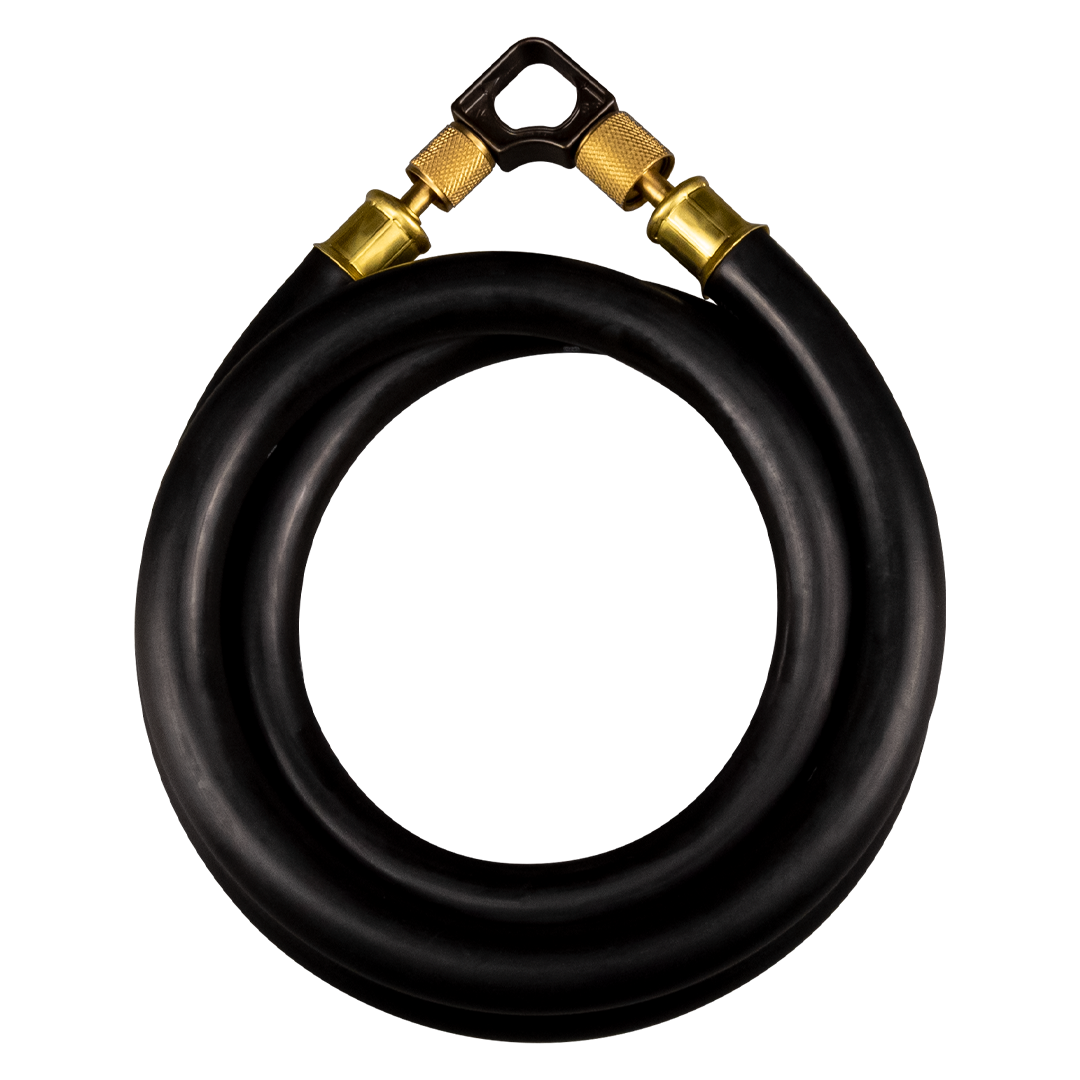 Appion MH120006EAK MegaFlow 1/2in Hose - 6 ft (3/8FL to 1/4FL) Black - Edmondson Supply