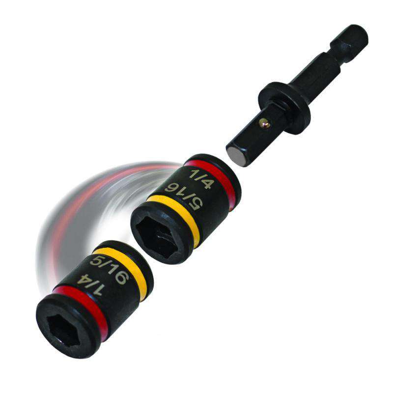 Malco Tools MSHC 2-Inch C-Rhex Cleanable, Reversible Magnetic Hex Driver, 1/4" & 5/16" - Edmondson Supply