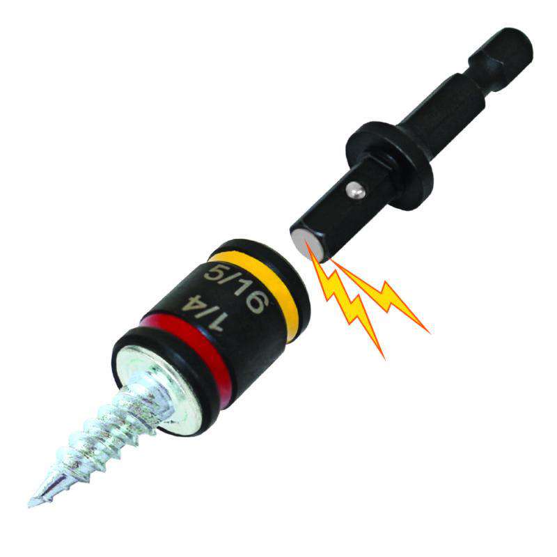 Malco Tools MSHC 2-Inch C-Rhex Cleanable, Reversible Magnetic Hex Driver, 1/4" & 5/16" - Edmondson Supply