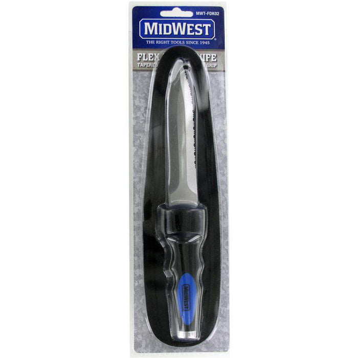 Midwest MWT-FDK02 Flex Duct Knife with Rubberized Taper Handle - Edmondson Supply