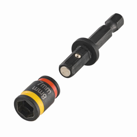 Malco Tools MSHCM3 C-RHEX® Cleanable, Reversible Magnetic Hex Driver (7mm and 8mm), 2" - Edmondson Supply