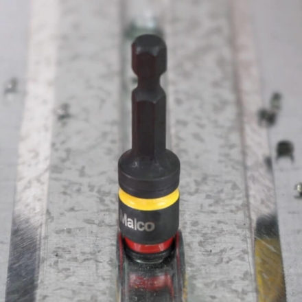Malco Tools MSHC 2-Inch C-Rhex Cleanable, Reversible Magnetic Hex Driver, 1/4" & 5/16" - Edmondson Supply