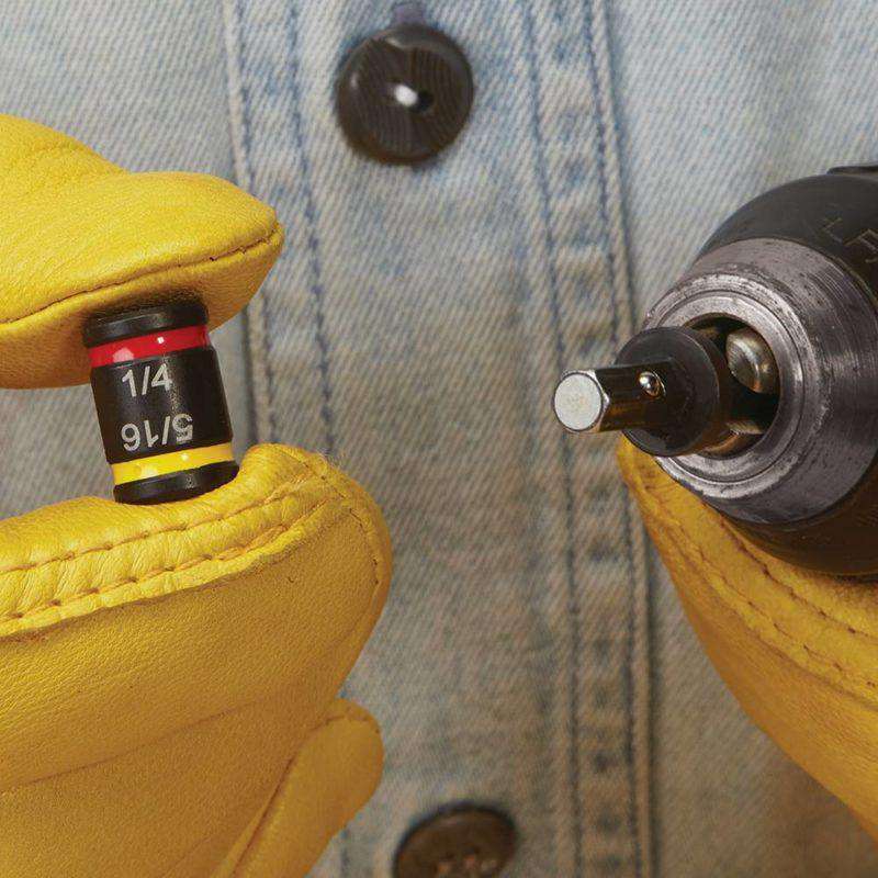 Malco Tools MSHC 2-Inch C-Rhex Cleanable, Reversible Magnetic Hex Driver, 1/4" & 5/16" - Edmondson Supply