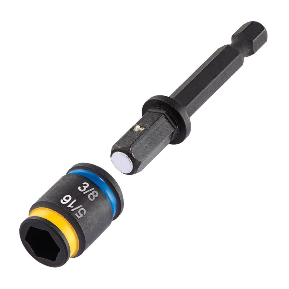 Malco Tools MSHLC1 2-5/8" C-Rhex Cleanable, Reversible Magnetic Hex Driver, 5/16" & 3/8" - Edmondson Supply