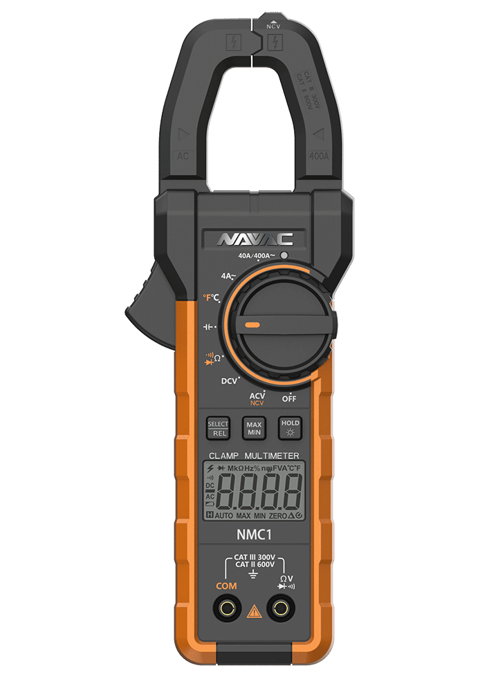 NAVAC NMC1 Digital Electrical Clamp Meter - Edmondson Supply