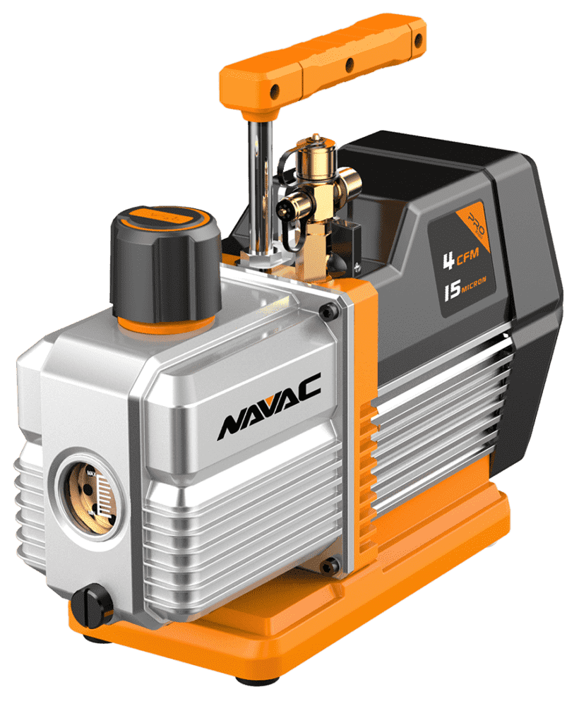 NAVAC NP4DP 4 CFM Dual Stage Vacuum Pump, PRO Series - Edmondson Supply