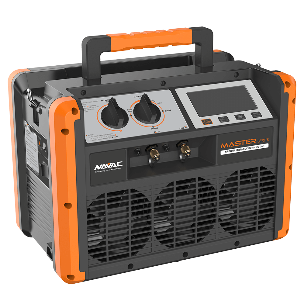 NAVAC NRDC4M 4-Cylinder, Brushless DC Refrigerant Recovery Unit, Master Series - Edmondson Supply