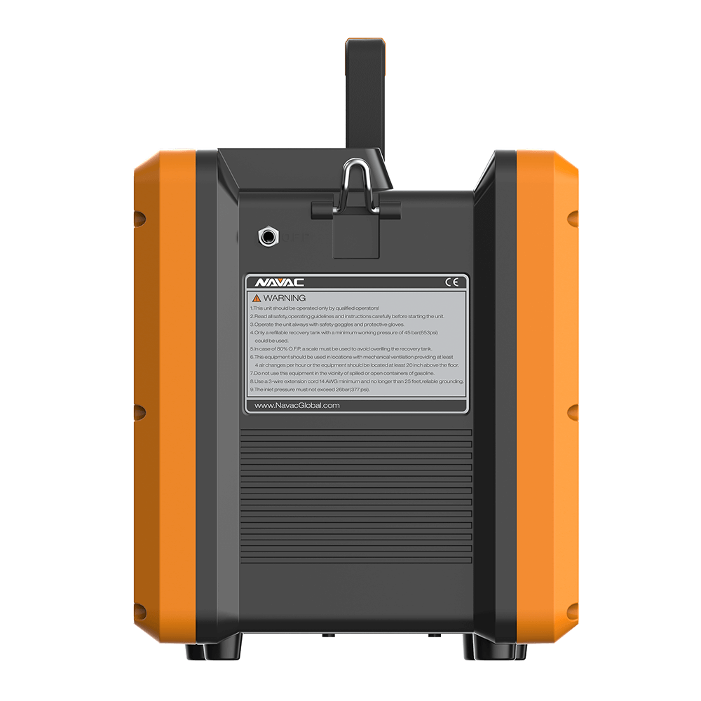 NAVAC NRDC4M 4-Cylinder, Brushless DC Refrigerant Recovery Unit, Master Series - Edmondson Supply