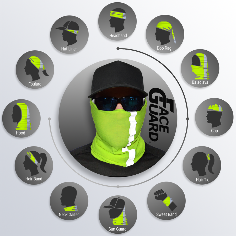 John Boy NEON REFLECT-Y Face Guard - Edmondson Supply