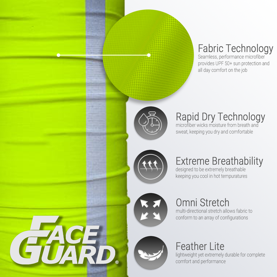 John Boy NEON REFLECT-Y Face Guard - Edmondson Supply