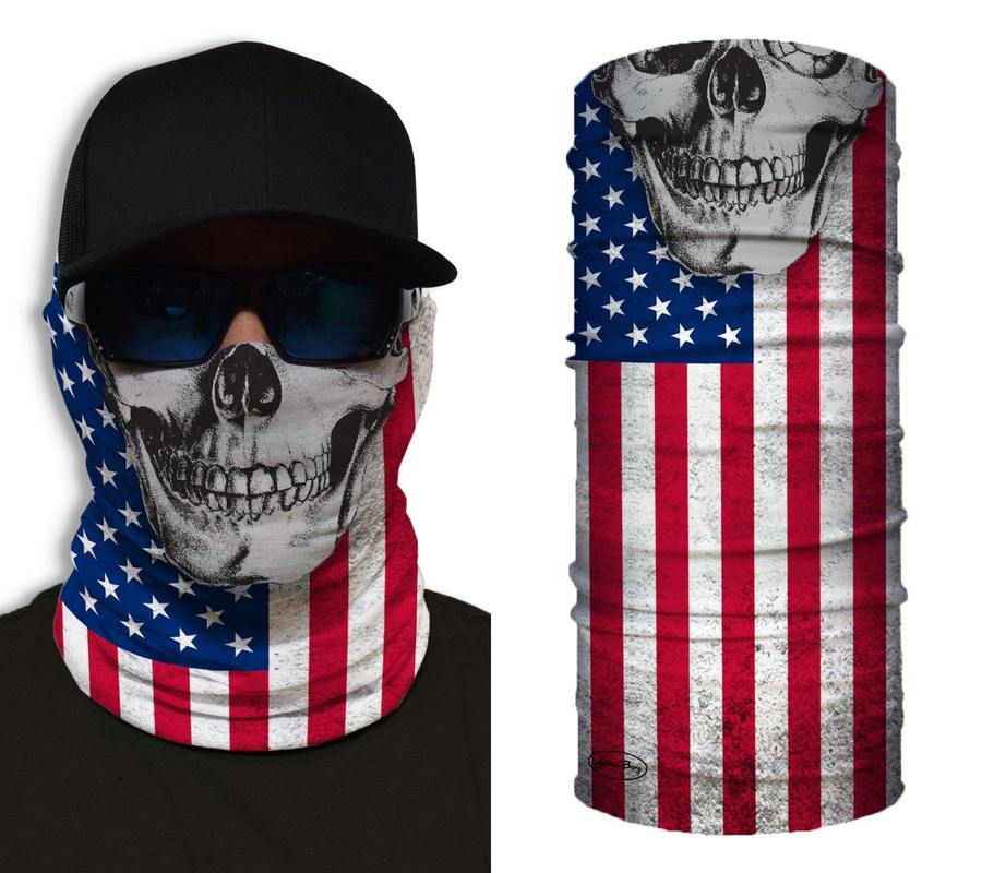 John Boy PATRIOT-SKULL Face Guard - Edmondson Supply