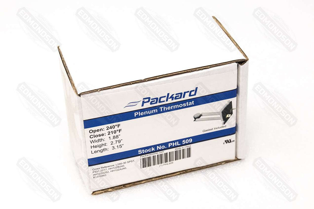 Packard PHL509 Plenum Thermostat, L240-30 - Replacement for Carrier/Bryant - Edmondson Supply