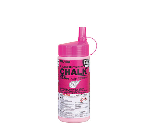 Tajima PLC2-FP300 Ultra-Fine Micro Chalk, Fluorescent Pink, Easy-Fill Nozzle, 10.5 oz. - Edmondson Supply