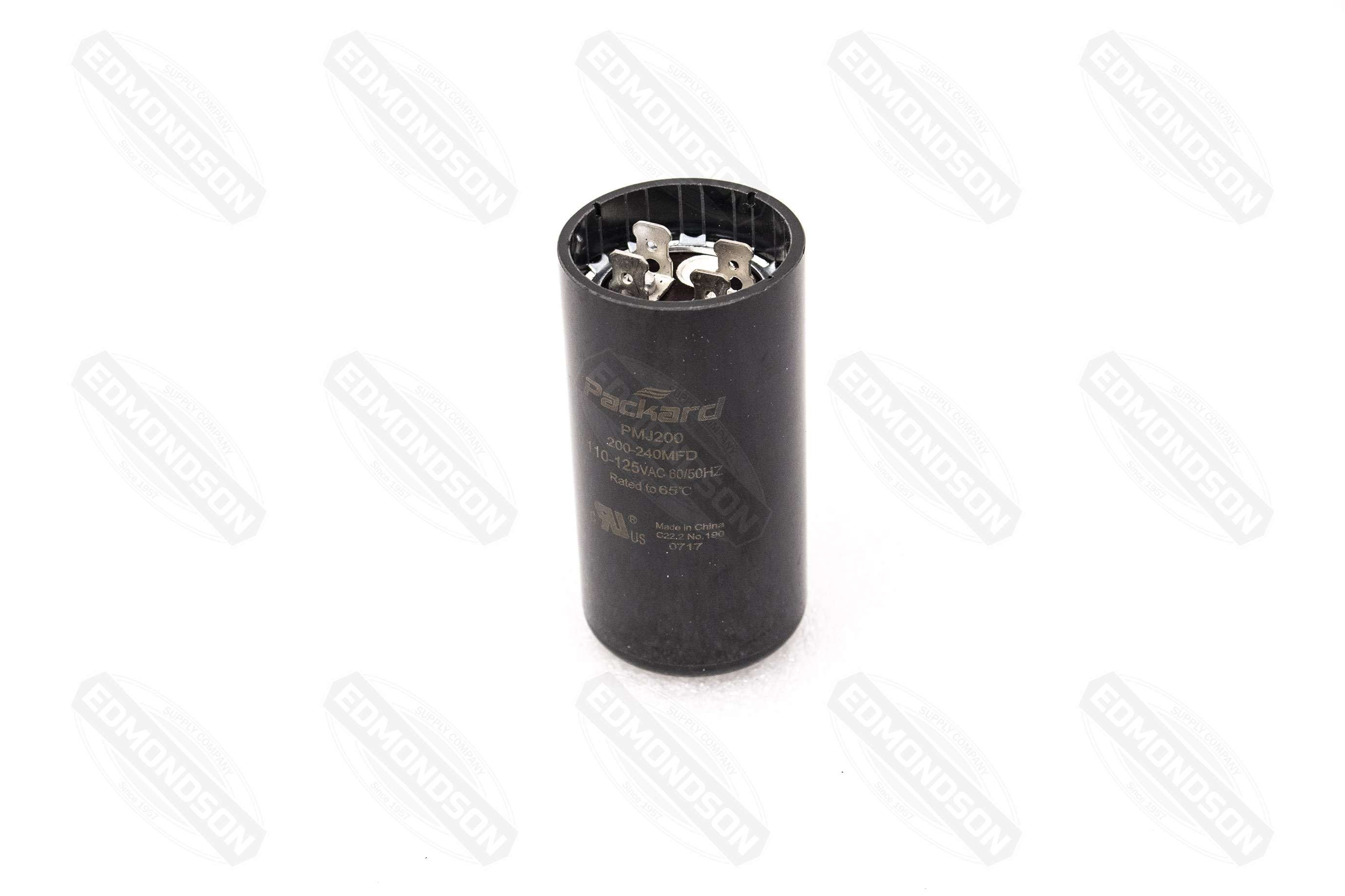 Packard PMJ200 Motor Start Capacitor 200-240 MFD 110-125 VAC - Edmondson Supply