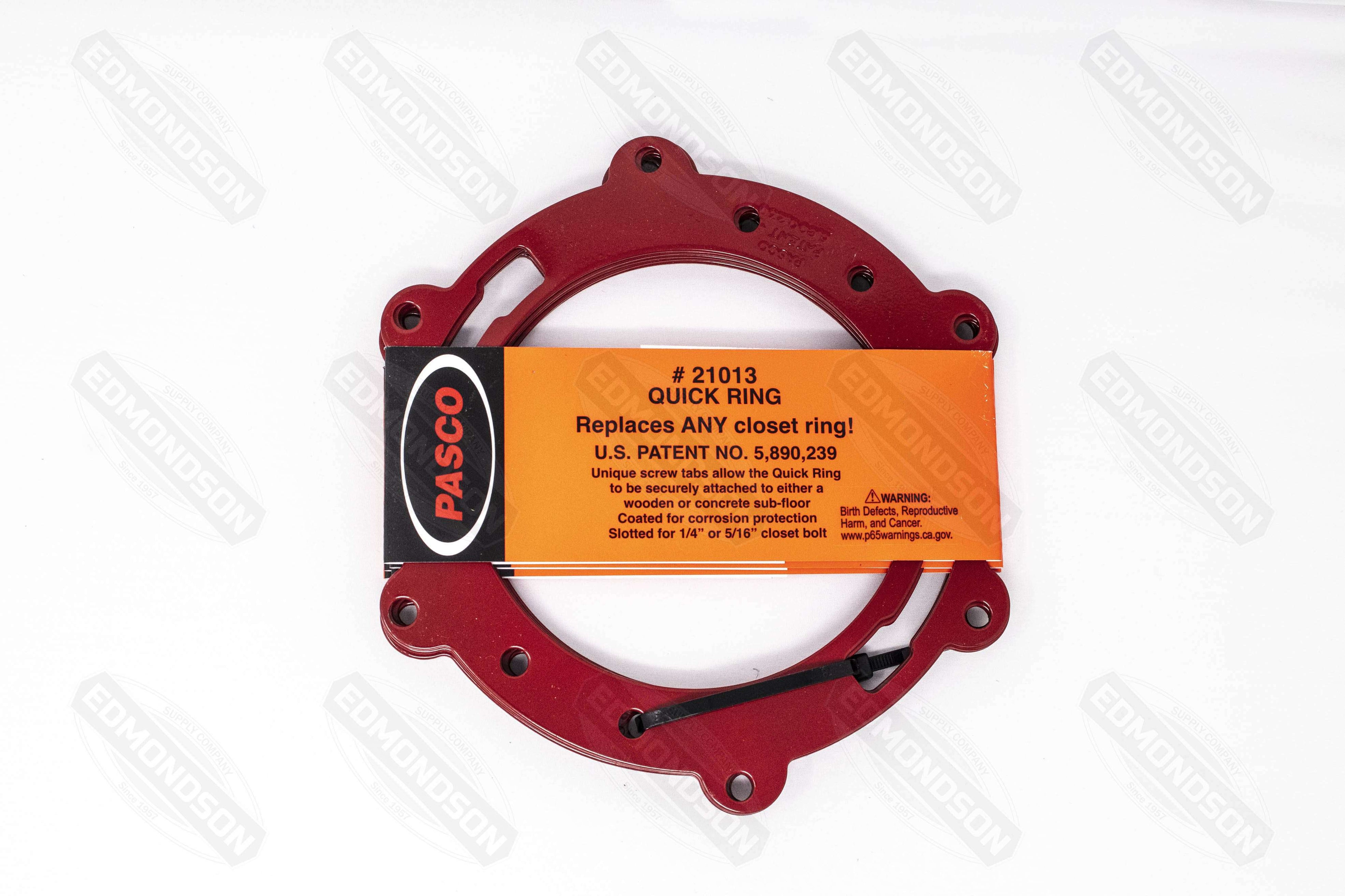 Edmondson Supply | Pasco 21013 Quick Ring - Closet Flange Repair