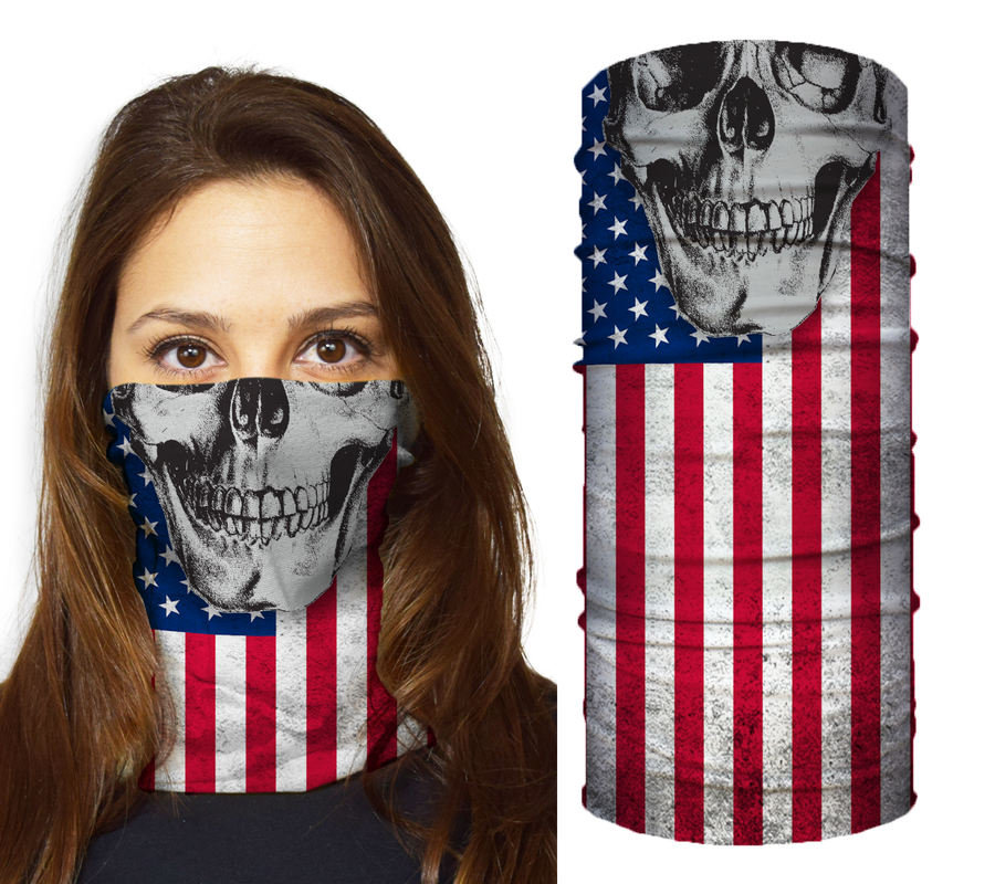 John Boy PATRIOT-SKULL Face Guard - Edmondson Supply