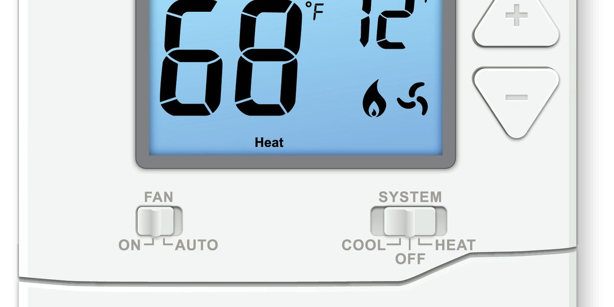Edmondson Supply | Robertshaw RS8110 Digital Non-Programmable Thermostat,  Single Stage - 1 Heat/1 Cool