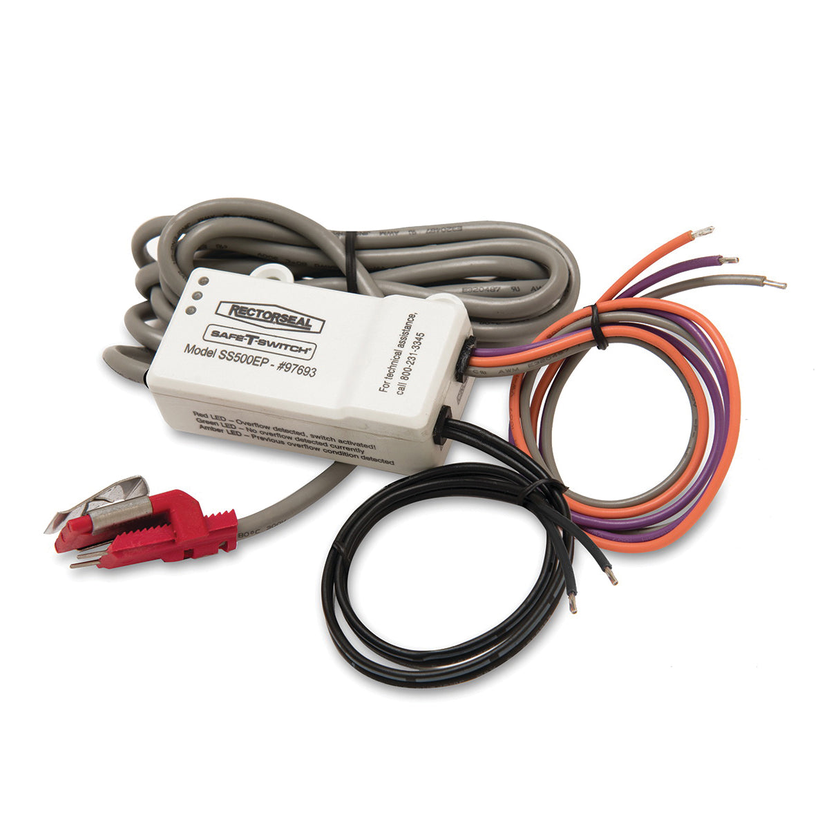 RectorSeal SS500EP Safe-T-Switch Condensate Overflow Shut-Off Switch - Edmondson Supply