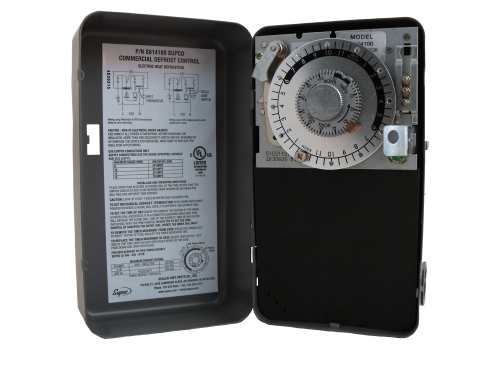 Supco S814100 Commercial Defrost Timer Control, 120V, 40A, 1NO/2NC