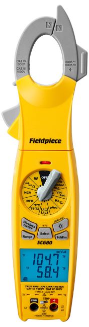 Fieldpiece SC680 Wireless Power Clamp Meter - Edmondson Supply