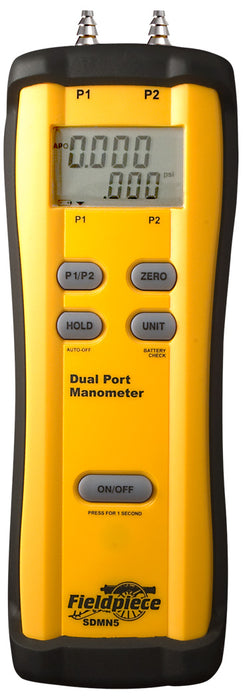 Fieldpiece SDMN5 Dual Port Manometer - Edmondson Supply
