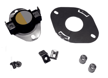 Supco SHF90 SHF-Series Snap-Action SPST Fan Limit Control Thermostat, F90-10F - Edmondson Supply