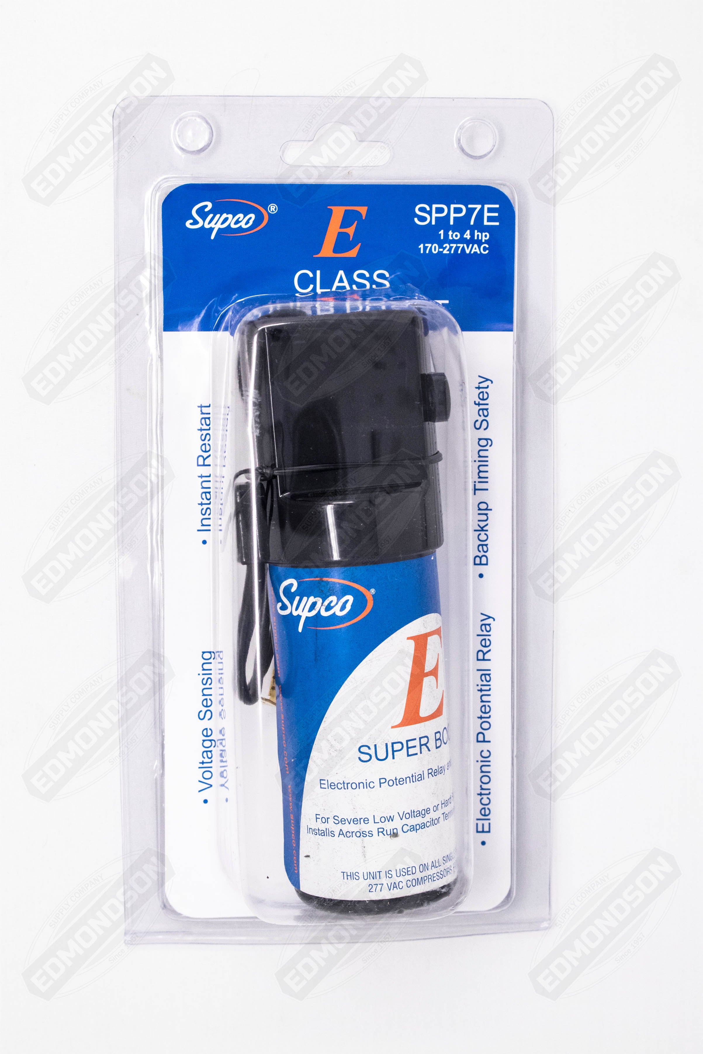 Supco SPP7E Super Boost E Series Electronic Potential Relay/Hard Start Capacitor - Edmondson Supply