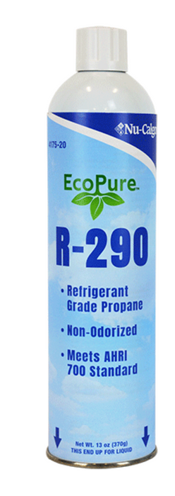 Nu-Calgon 4175-21 EcoPure R290 Refrigerant (Propane), 10.6 oz. canister - Edmondson Supply