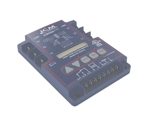 ICM Controls ICM450A+ 3 Phase Line Voltage Monitor with MODBUS - Edmondson Supply