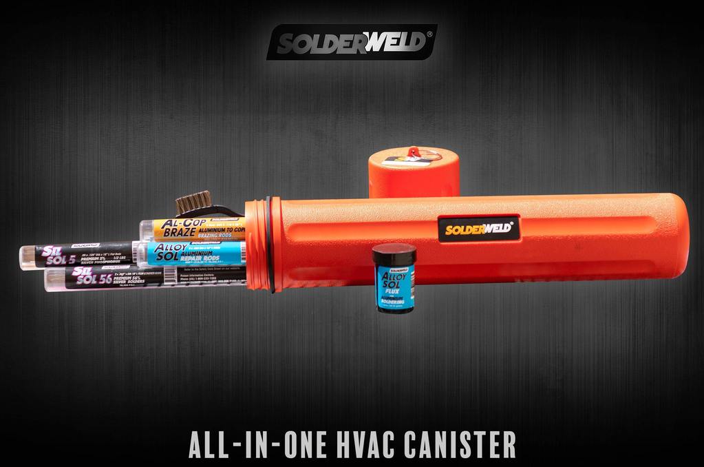 SolderWeld SW-HVAK05 5% HVAC All-In-One Brazing Pack with Canister - Edmondson Supply