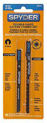 Spyder 300015 Double Sided, Jigsaw Asst 2pc Combo Set - U-Shank