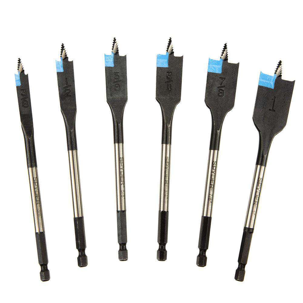 Spyder 11002 Stinger 6-PC SPADE BIT SET - Edmondson Supply