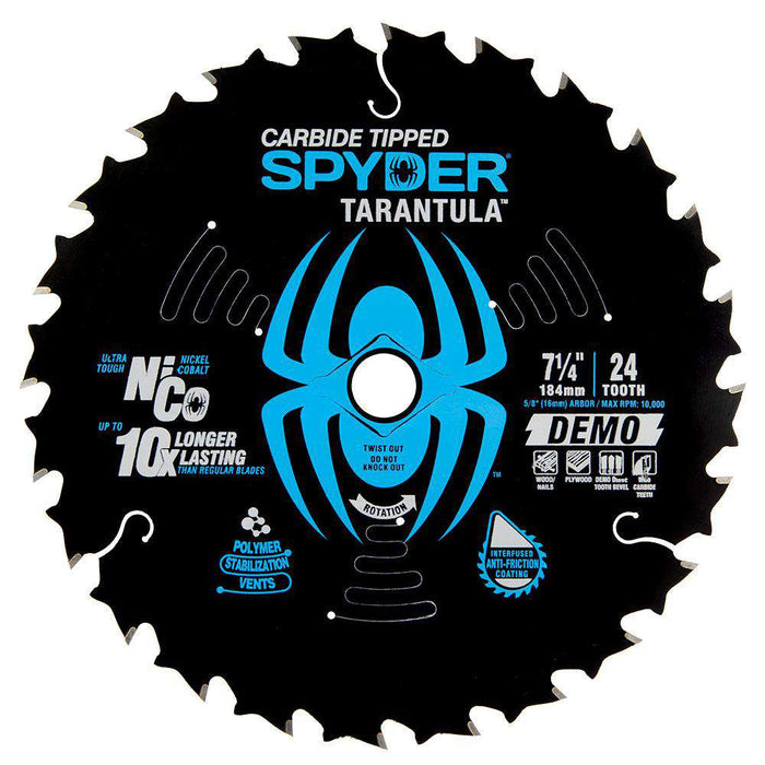 Spyder 13006 7-1/4in 24T Demolition Blade