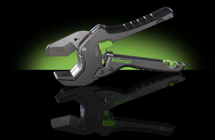 Hilmor 1885393 RPTC158 1-5/8" MAX OD Ratcheting Plastic Tubing Cutter - Edmondson Supply