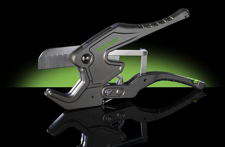Hilmor 1885395 PTC238 2-3/8" MAX OD Ratcheting Plastic Tubing Cutter - Edmondson Supply