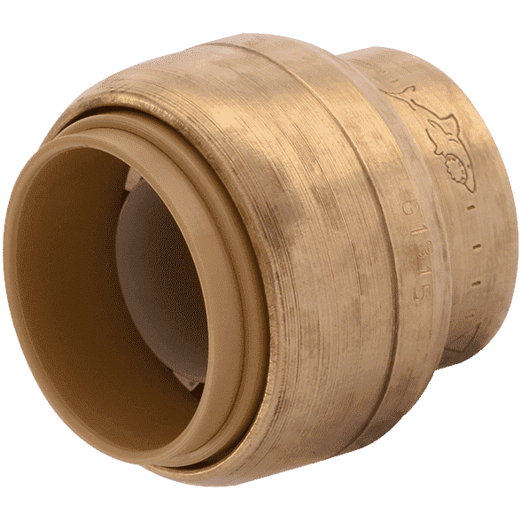SharkBite U518LF 3/4" Brass Push Cap - Edmondson Supply