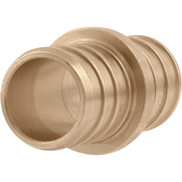SharkBite UC016LF 3/4" x 3/4" Brass PEX Crimp Coupling - Edmondson Supply