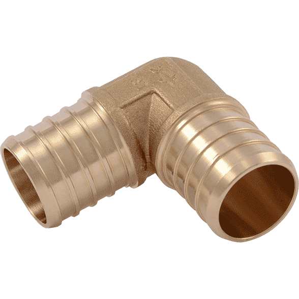 SharkBite UC260LF 1" x 1" Brass PEX Crimp 90° Elbow - Edmondson Supply